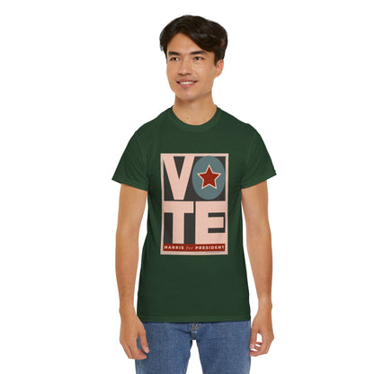 Vote Star: Unisex Heavy Cotton Tee