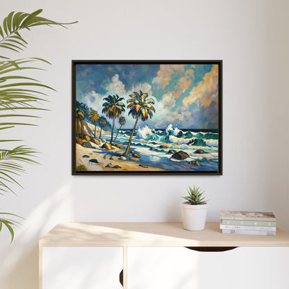 GooRooV Home in Laguna Beach California: Matte Canvas, Framed (Multi-color)