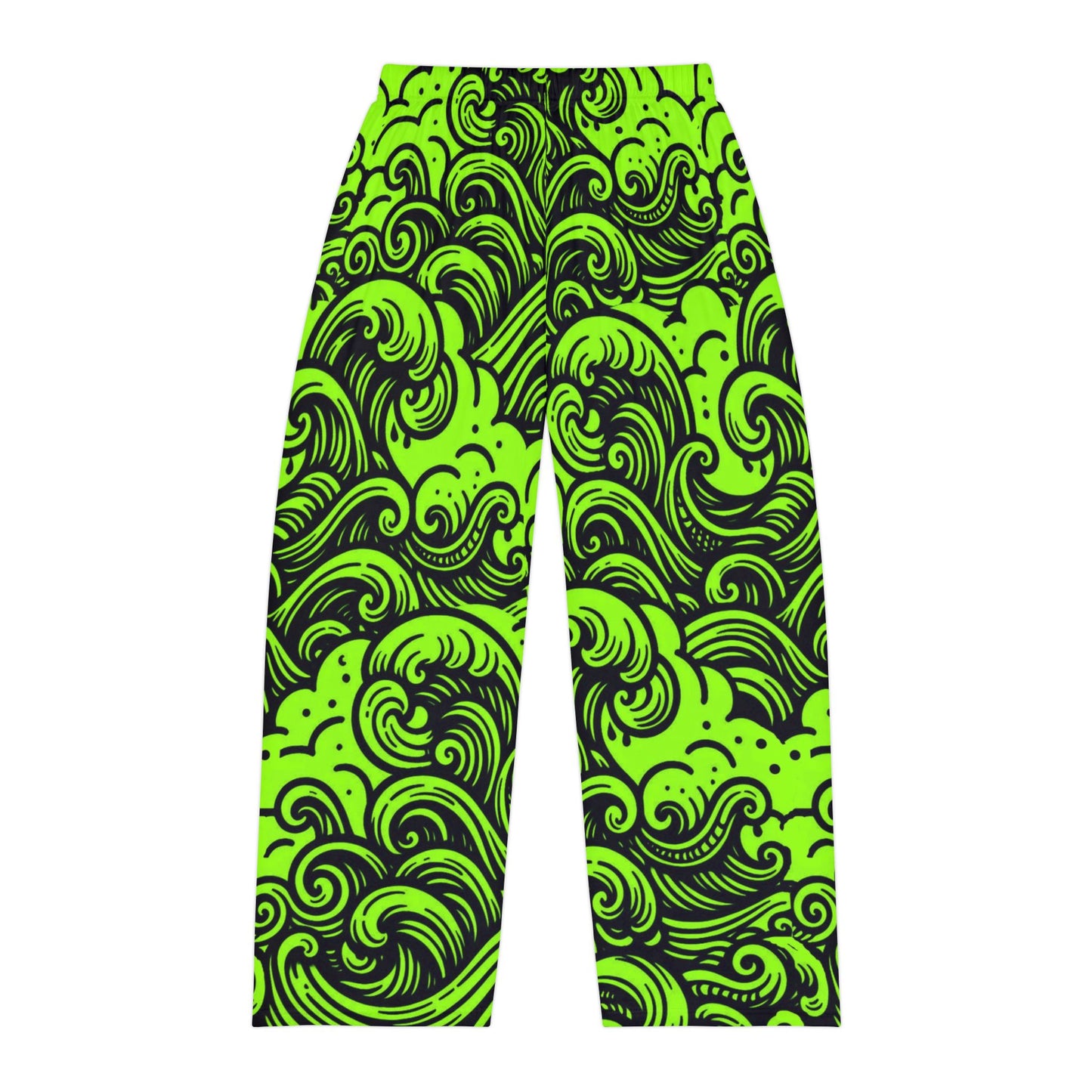 Pajama Pants - Glow Waves Design