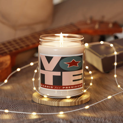 Vote Star Scented Soy Candle, 9oz