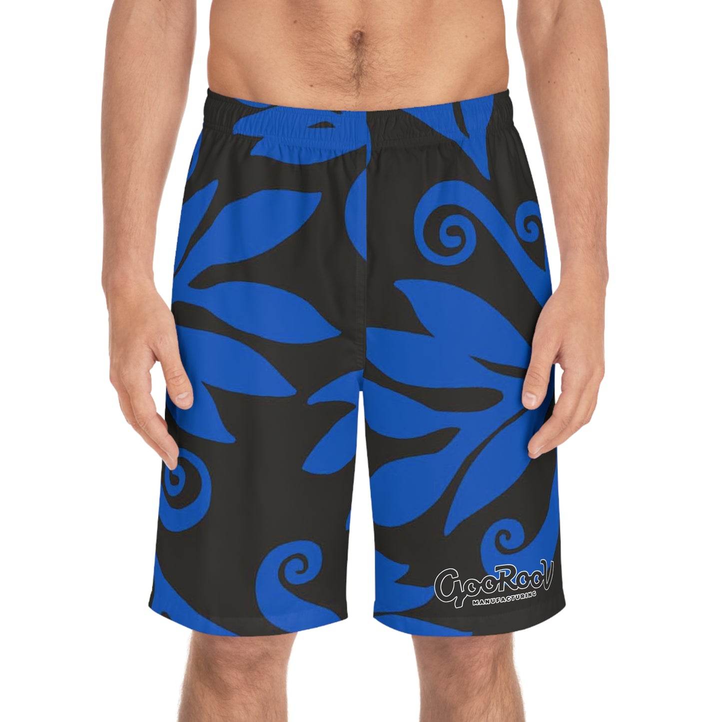 Board Shorts - Night Seaweed Print