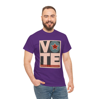 Vote Star: Unisex Heavy Cotton Tee