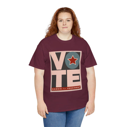 Vote Star: Unisex Heavy Cotton Tee