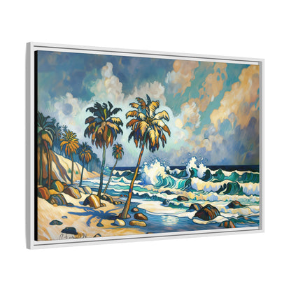 GooRooV Home in Laguna Beach California: Matte Canvas, Framed (Multi-color)