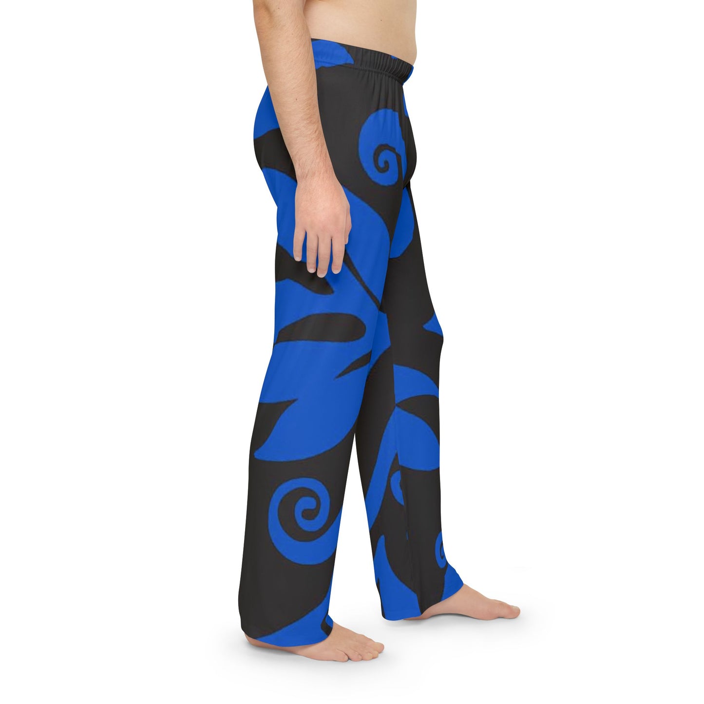Men's Pajama Pants Night Seaweed Print