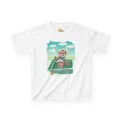 Madison Bear Tennis Anyone? Perfect for Summer Adventures, Birthday Gifts, Outdoor Fun, Eco-Friendly Wear, Cute Bear Shirt