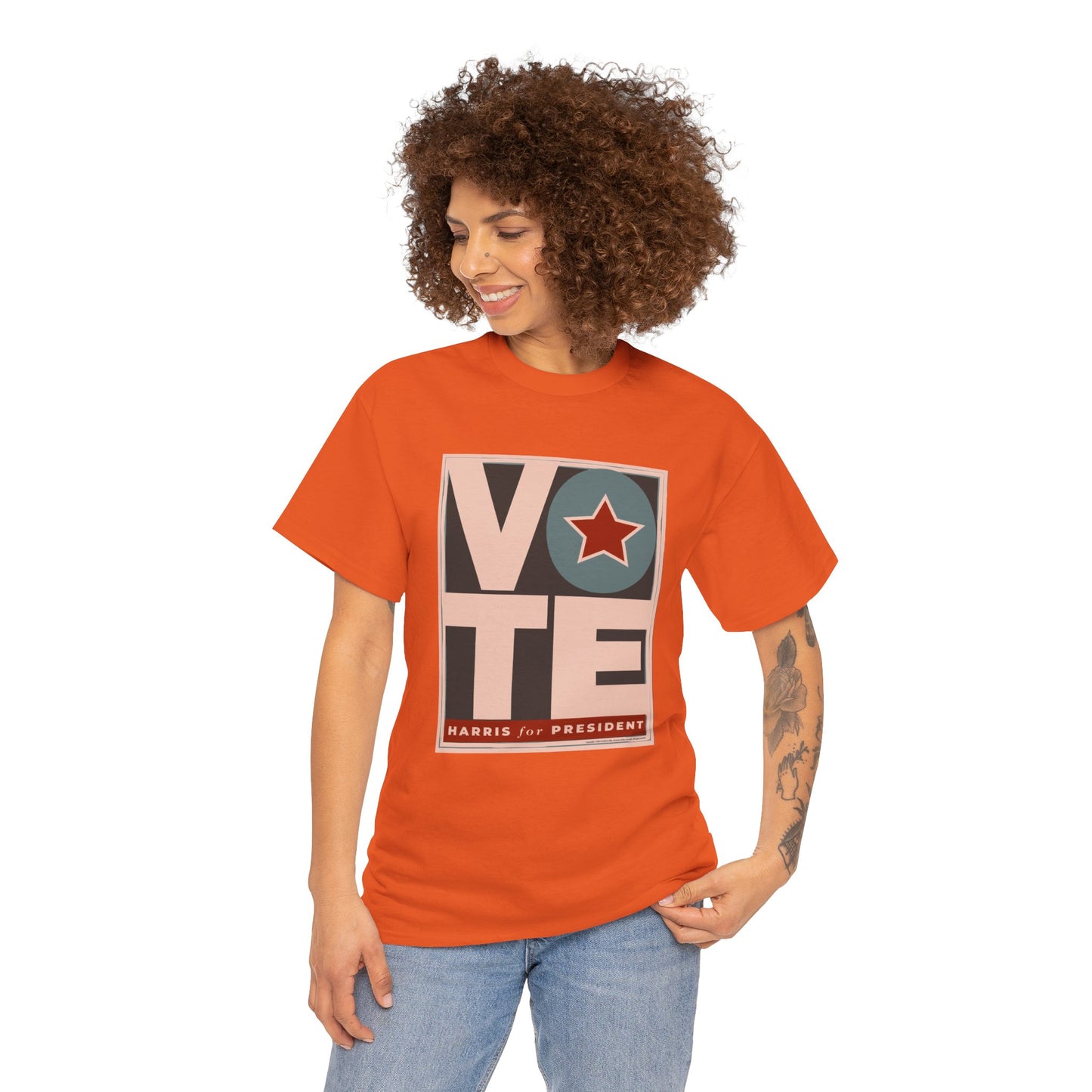 Vote Star: Unisex Heavy Cotton Tee