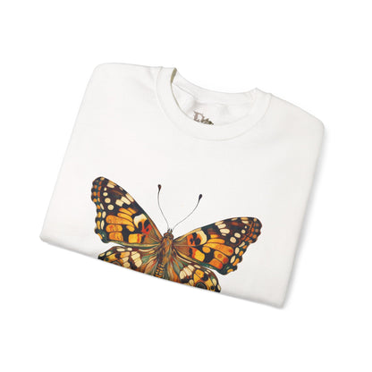 Butterfly by GooRooV MFG. Print Unisex Crewneck Sweatshirt, Cozy Gift Fashion, Casual Outfit, Eco-Friendly Apparel