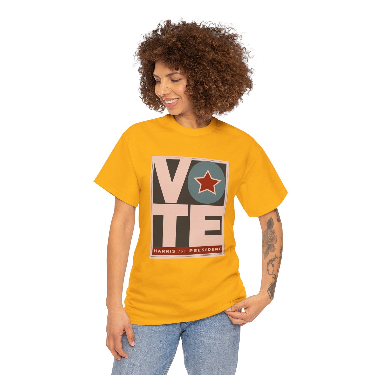 Vote Star: Unisex Heavy Cotton Tee