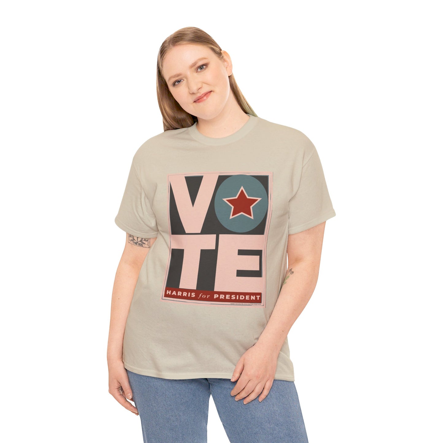 Vote Star: Unisex Heavy Cotton Tee