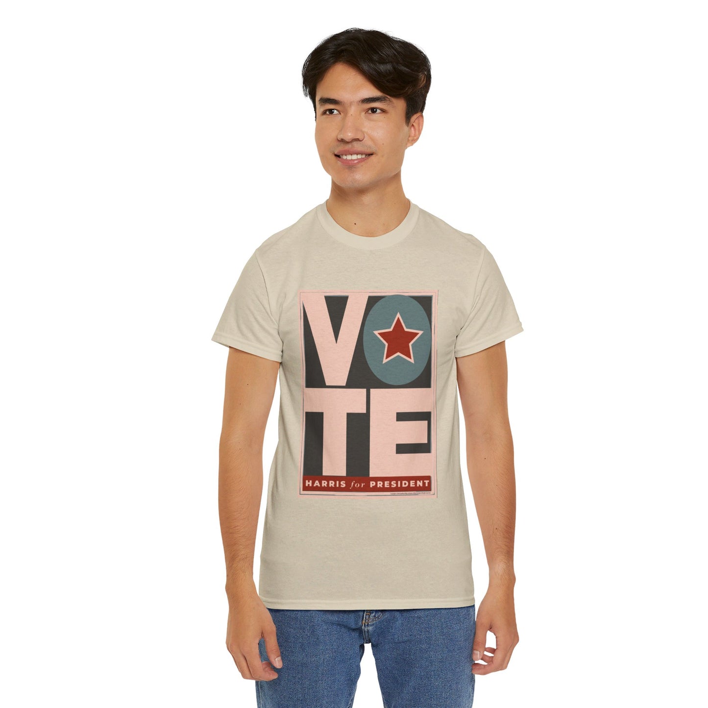 Vote Star: Unisex Heavy Cotton Tee