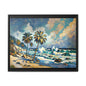 GooRooV Home in Laguna Beach California: Matte Canvas, Framed (Multi-color)